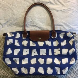 10% off!! NWT Longchamp large Le Pliage tote